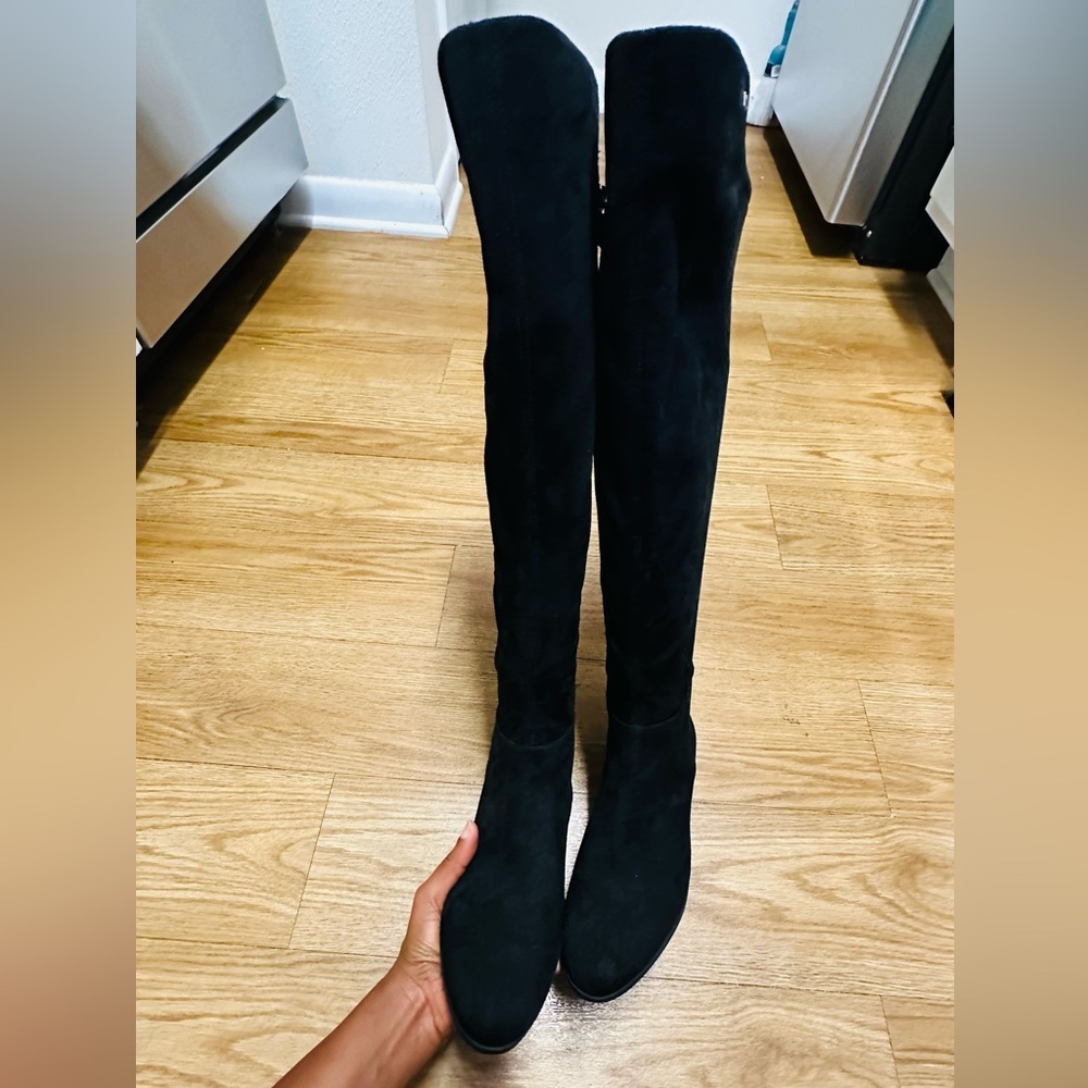 Michael Kors Suede Tall Black Boots - Picture 15 of 15